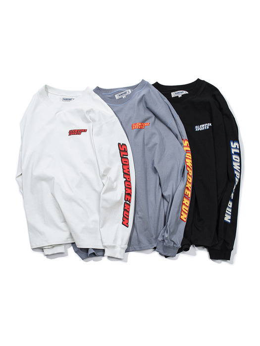 RUN Loose Fit Long Sleeve -Snow White-