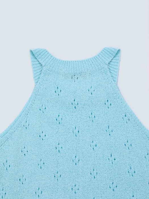 adorable sleeveless knit_mint