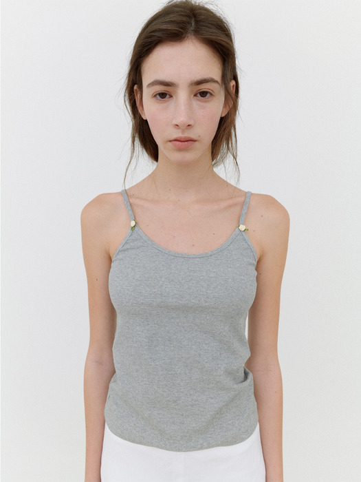 Noto Tank Top in Melange Grey