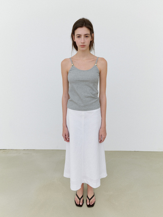 Noto Tank Top in Melange Grey