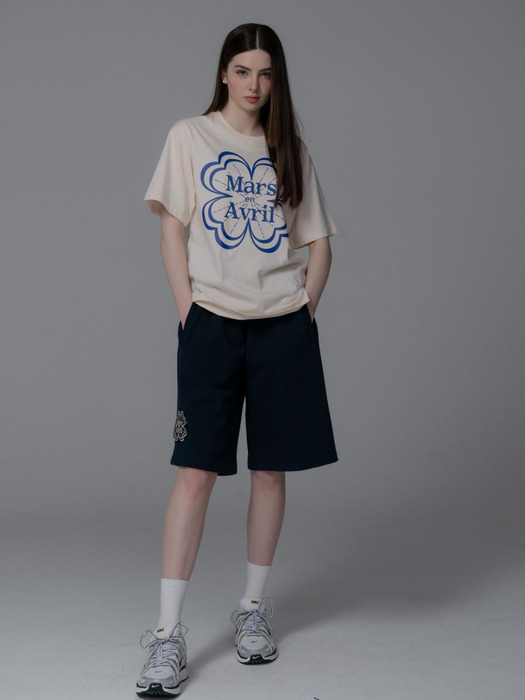 CLOVER TSHIRT_BUTTER BLUE