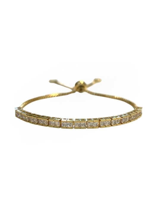 1-Lined Squared Bezel Bracelet