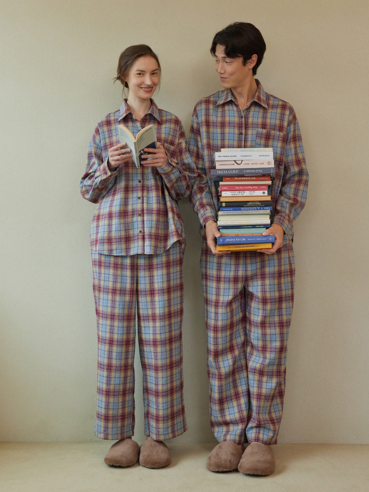 FIRST PAJAMA COUPLE SET_whisper check