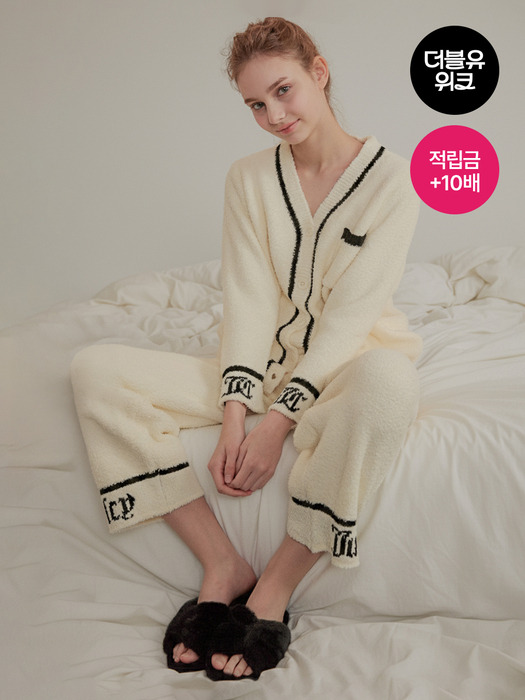 웜 니트 라운지웨어 상하의 세트 JCWES5O01T