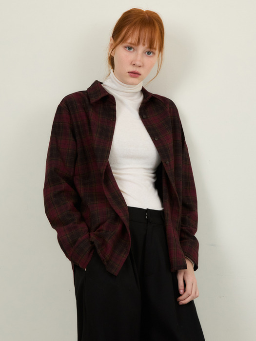 [단독]French Vintage Checked Shirt 2COLOR