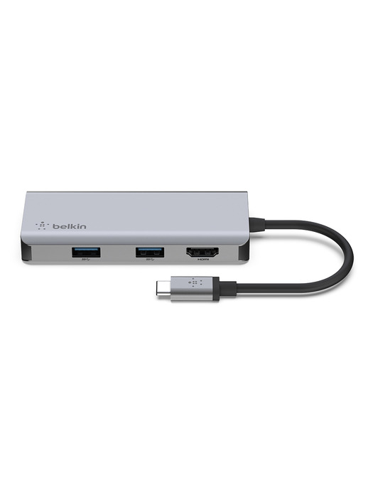 벨킨 5in1 USB C타입 멀티 허브 AVC007bt / 아이폰15 아이패드 맥북 프로 에어 노트북 호환