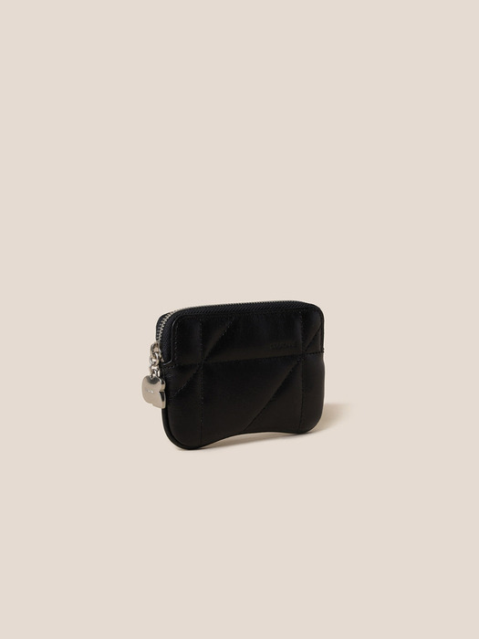 ☆COURONNE☆ Ivresse Mini Zipper Card RCWGX25145REX 쿠론]Ivresse Mini Zipper Card_RCWGX25145BKX