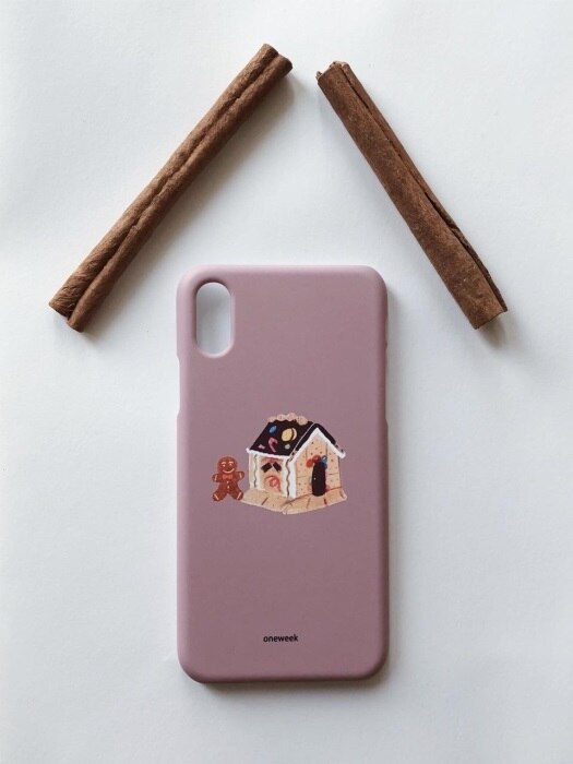 Gingerbread house - Pink brown 