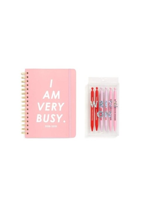 MEDIUM PLANNER & PENCIL SET  