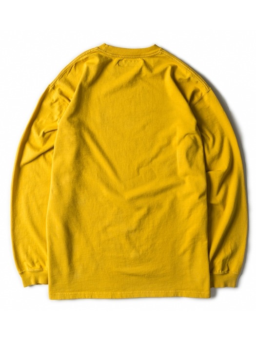 Dyeing Loose Fit Long Sleeve -D.Yellow-