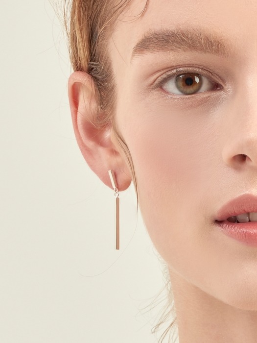 mini bar drop earring