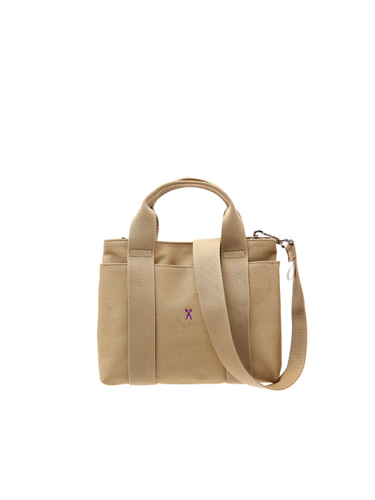 Stacey Daytrip Tote Canvas S Beige