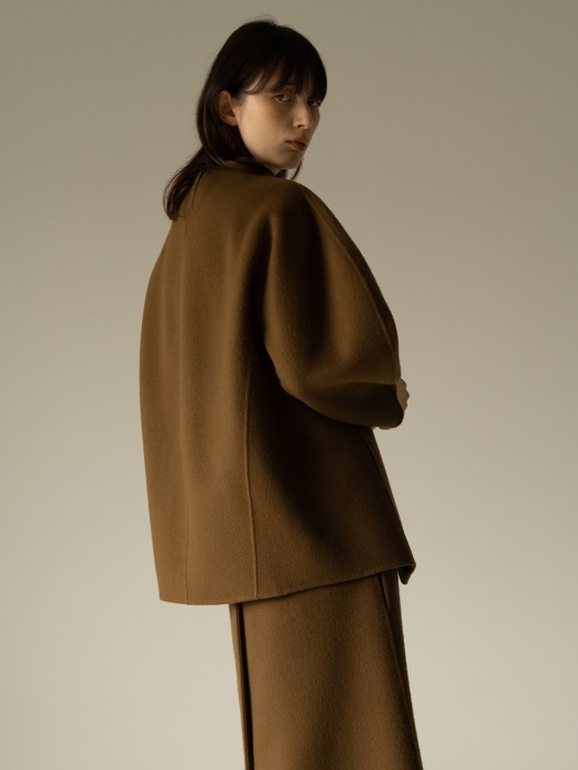 ROWE Prima wool Skirt _Khaki brown