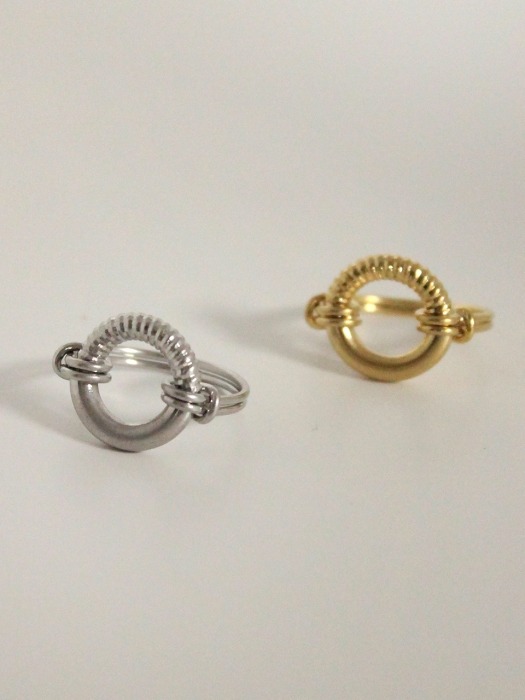 Open circle Ring (2color)