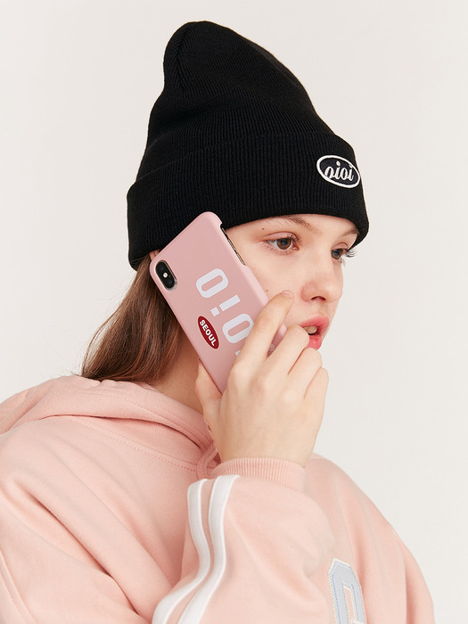 BASIC LOGO PHONE CASE_pink