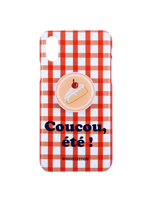CAKE SMART TOK PHONE CASE_red check