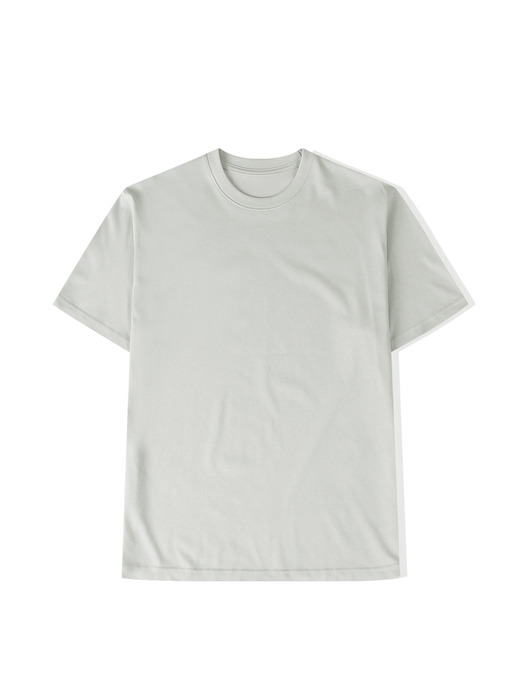 20S/S 세미오버핏 수피마 티셔츠 (라이트그레이)