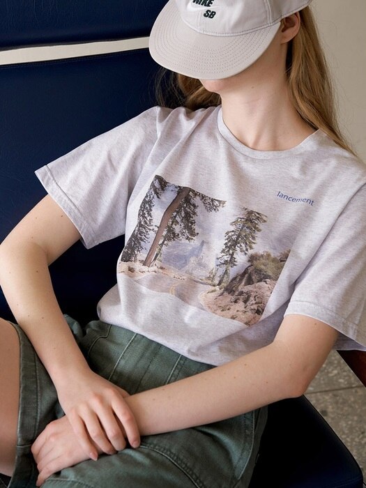 FOREST TEE - IVORY MELANGE