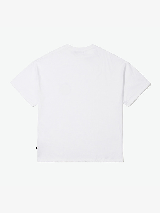 SMILE OVER S/S TEE WHITE