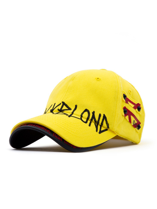 BBD Beyond Graffiti Logo Double Visor Cap (Yellow)