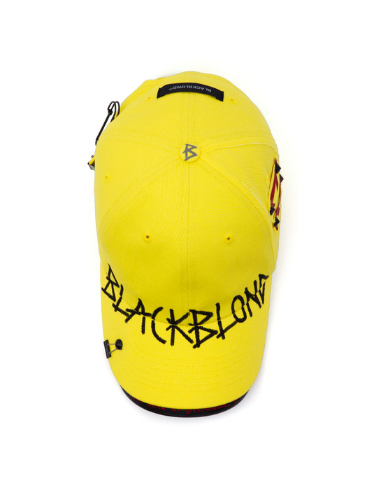 BBD Beyond Graffiti Logo Double Visor Cap (Yellow)