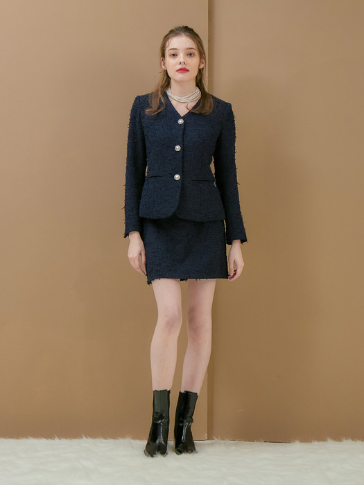 LONDON TWEED MINI SKIRT