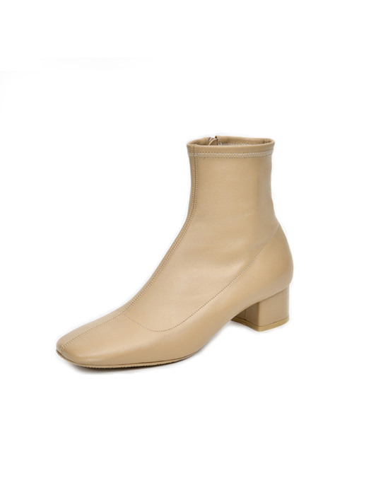 Moa Ankle Boots Beige