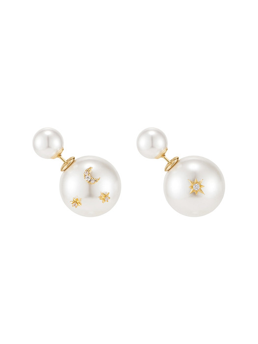 Mignon Double Pearl Post Earring_EC1686