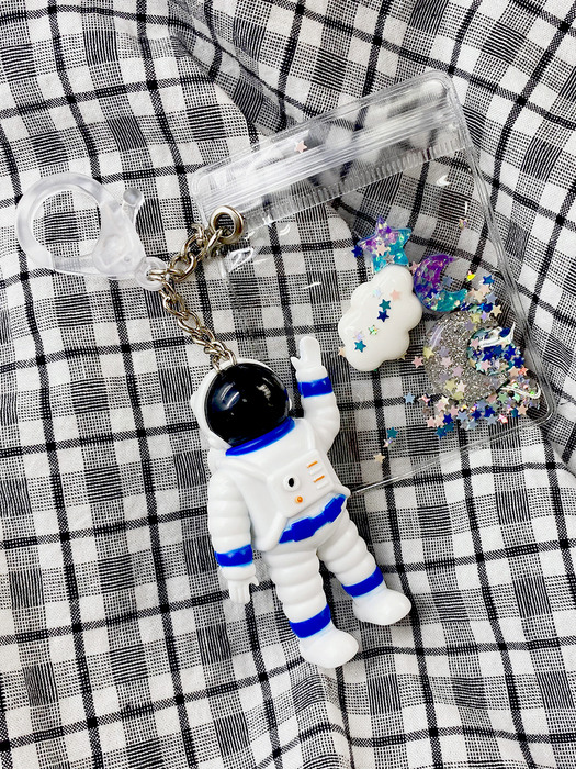 I am Astronaut Toy Bag charm n Key ring