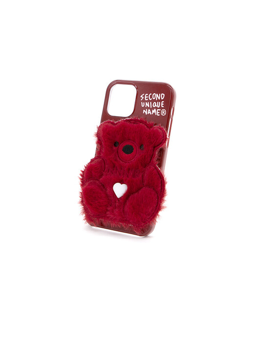 SUN CASE PATCH FUR BEAR REDVELVET