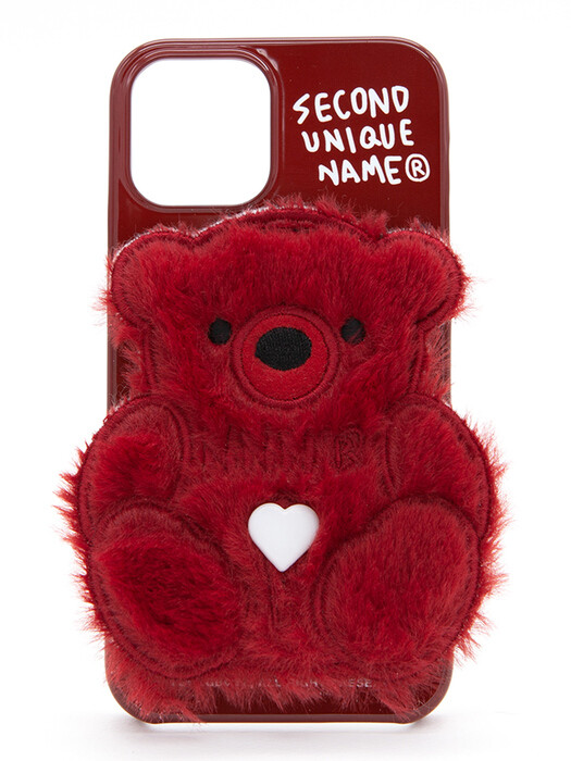 SUN CASE PATCH FUR BEAR REDVELVET