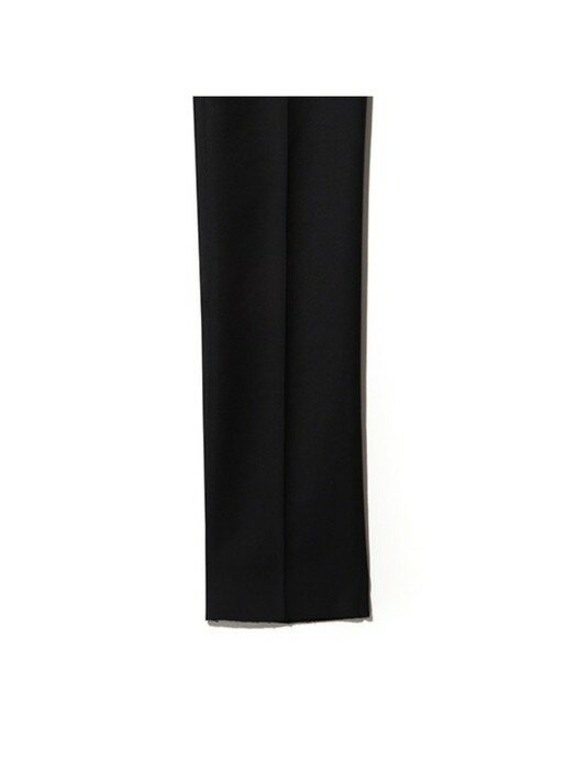 trendy black mesh suit pants_CWFCM21191BKX
