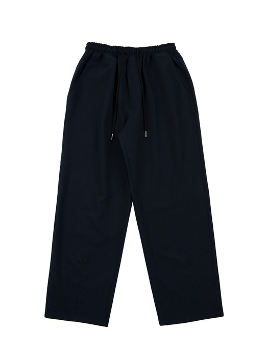 Wide banding slacks2925 Navy