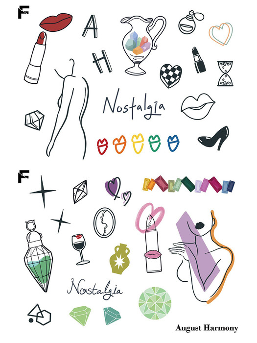 [FAKE.TTT] Nostalgia Tattoo Sticker SET