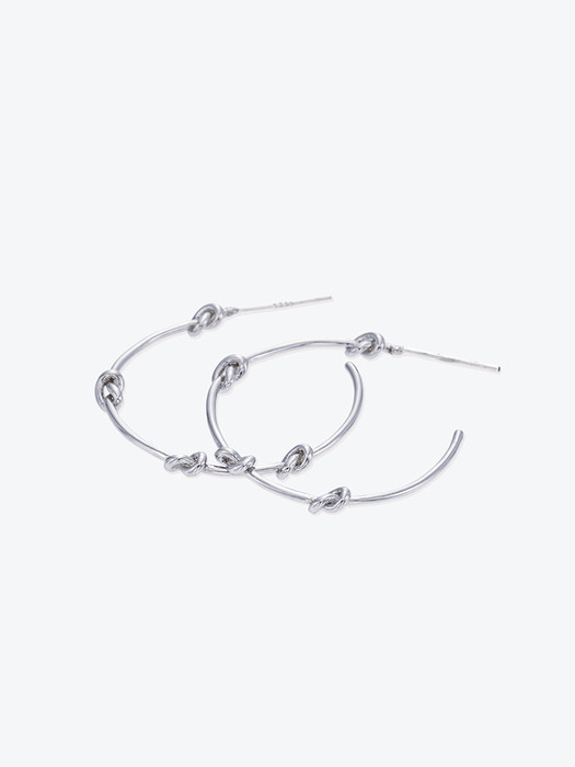 Triple Knot Hoop Earring, Mia