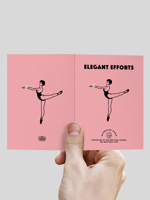 Elegant Efforts 미니카드 pink