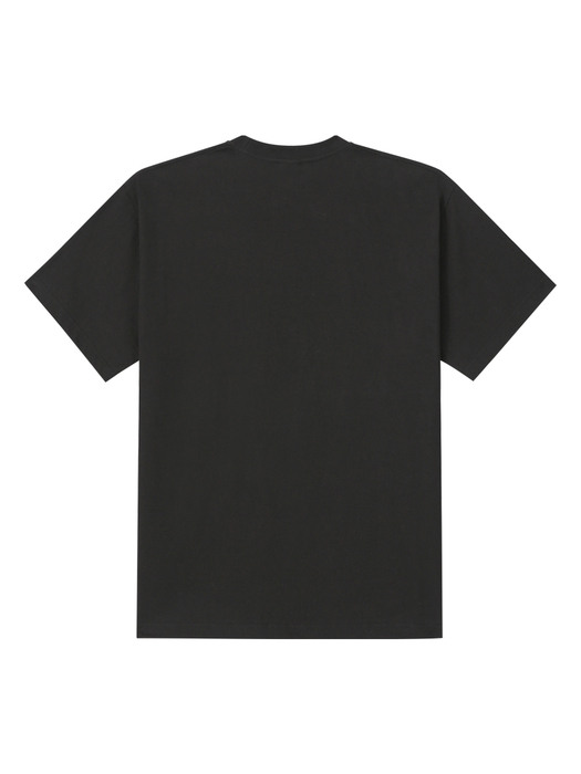 보라 베어 블랙 반팔 티셔츠