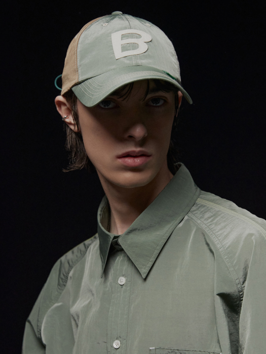 B PATCH STRING CAP - KHAKI