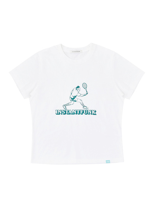 [EXCLUSIVE] Forehand graphic T-shirt, White