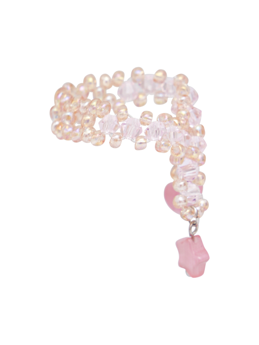 X Beads Ring (Baby Pink)