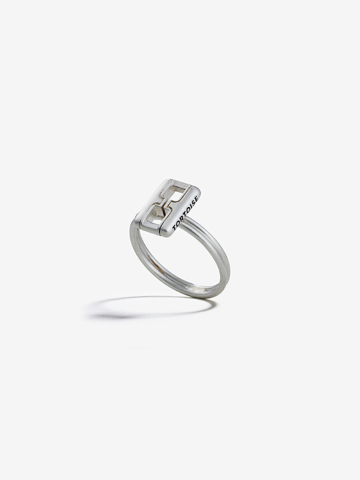 DOUBLE T stacking pinky ring (#silver#gold)