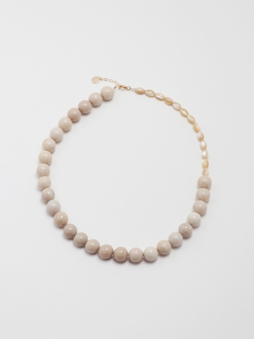 14K gold-filled mono necklace