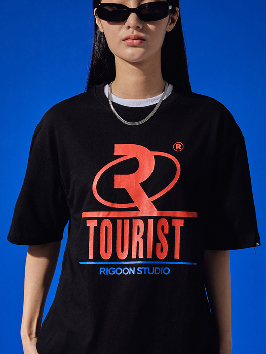 플래닛R 투어 반팔 티셔츠 (블랙)