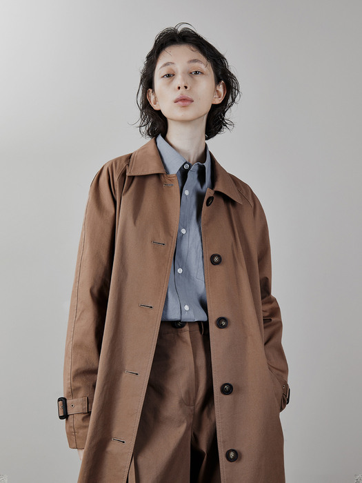 CLASSIC COTTON TRENCH (COCOA)