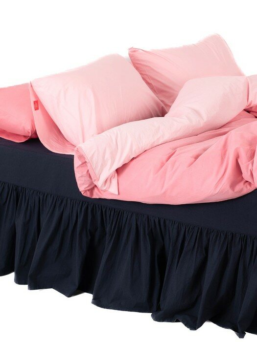 mendls pink pillow cover 80 바이오워싱 순면 베개커버	