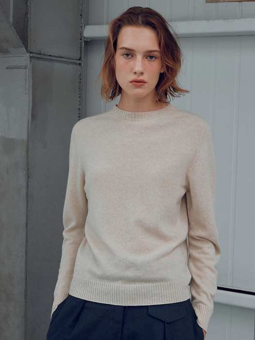 [Premium][ X RePLAIN] Cashmere-blend Wholegarment Sweater_3color