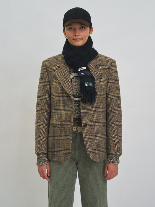 21WINTER NOMAD JACKET [BROWN CHECK]