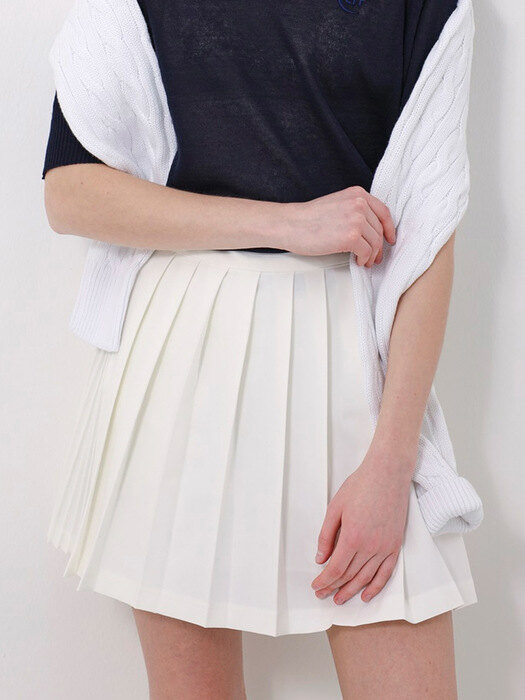 LYF 2타입 플리츠 랩스커트 Two Types Pleats Wrap Skirt(w)