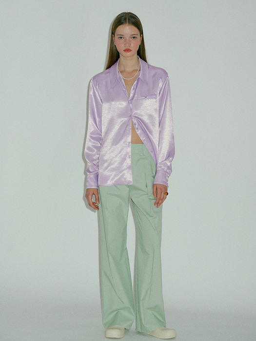 of silky shirts_lavender