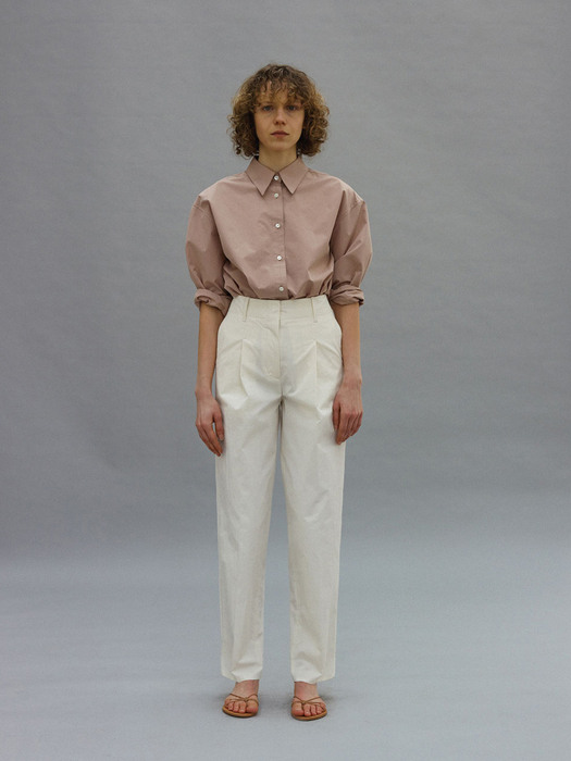 Mailo cotton pants (Ivory)